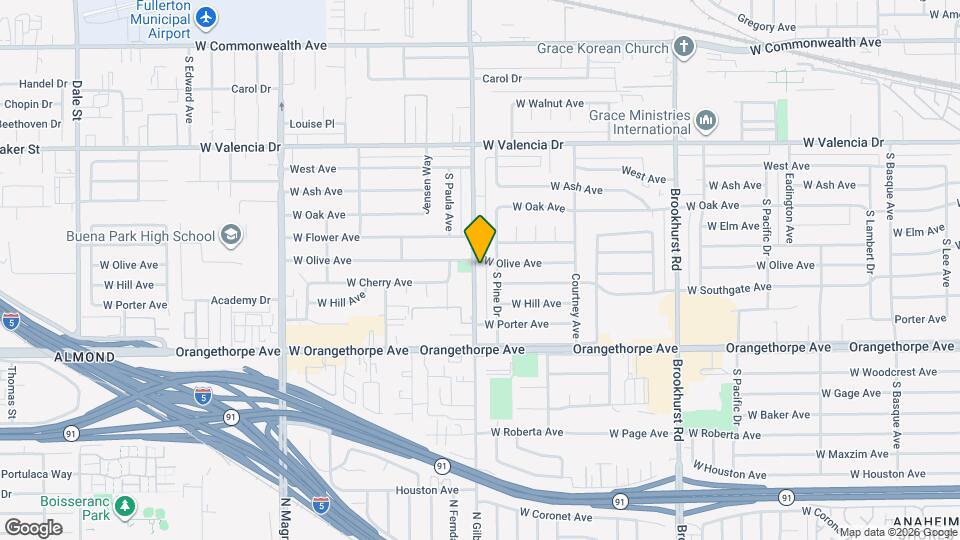 906 S Gilbert St Mapa y Detalles de la Ubicación