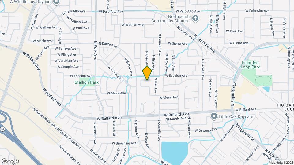 5095 W Kadota Ave Map and Location Details