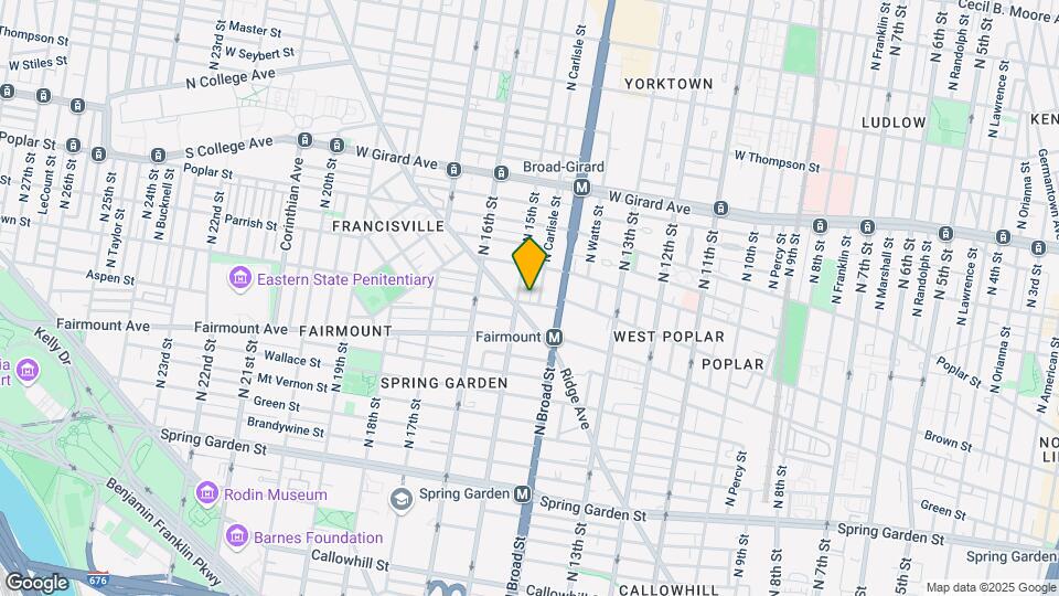 1431 Brown St Map and Location Details