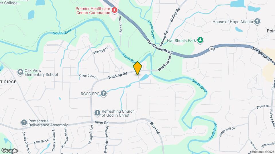 3733 Waldrop Hills Dr Map and Location Details