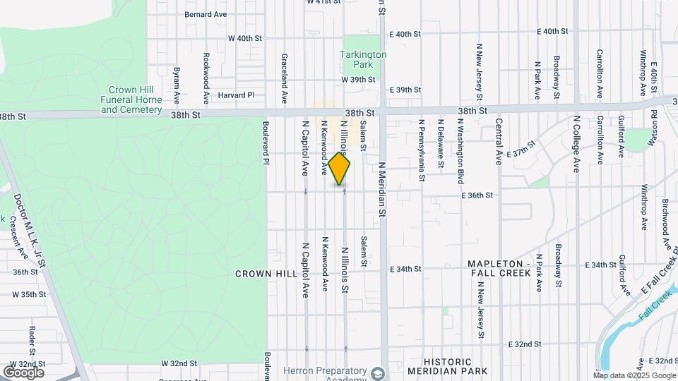 3606 N Illinois St Map and Location Details