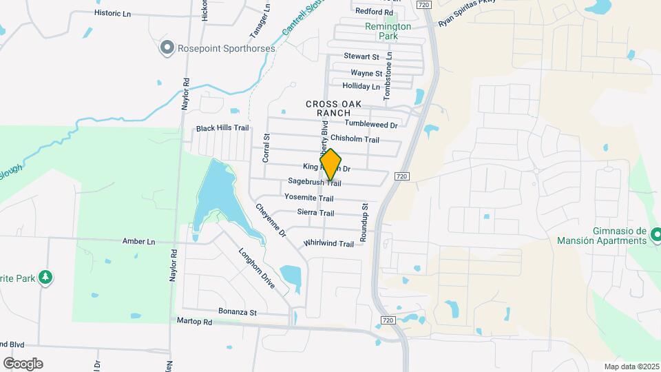 8808 Sagebrush Trail Map and Location Details