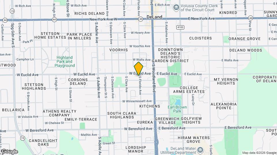 512 S Florida Ave Map and Location Details