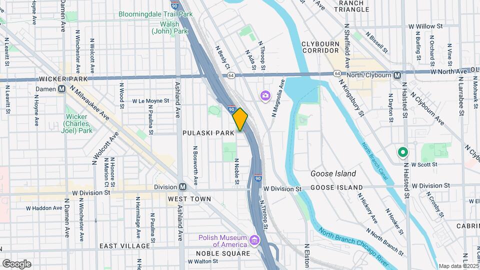 1359 N Noble St Map and Location Details