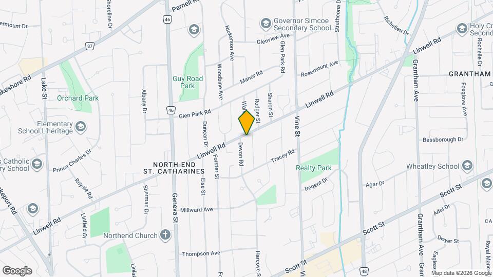 310 Linwell Rd Map and Location Details