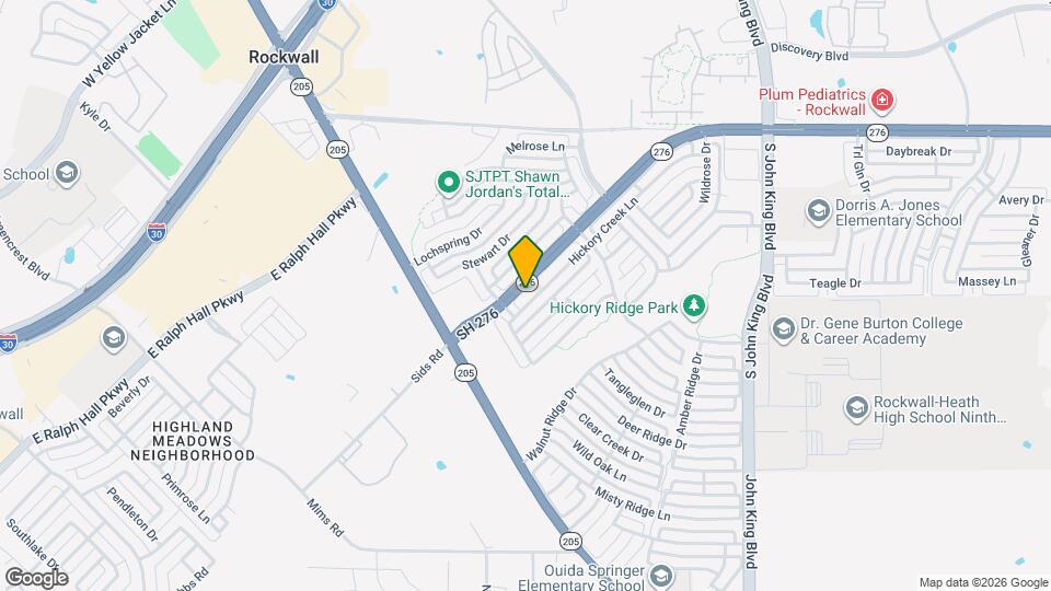 1434 Hickory Creek Ln Map and Location Details