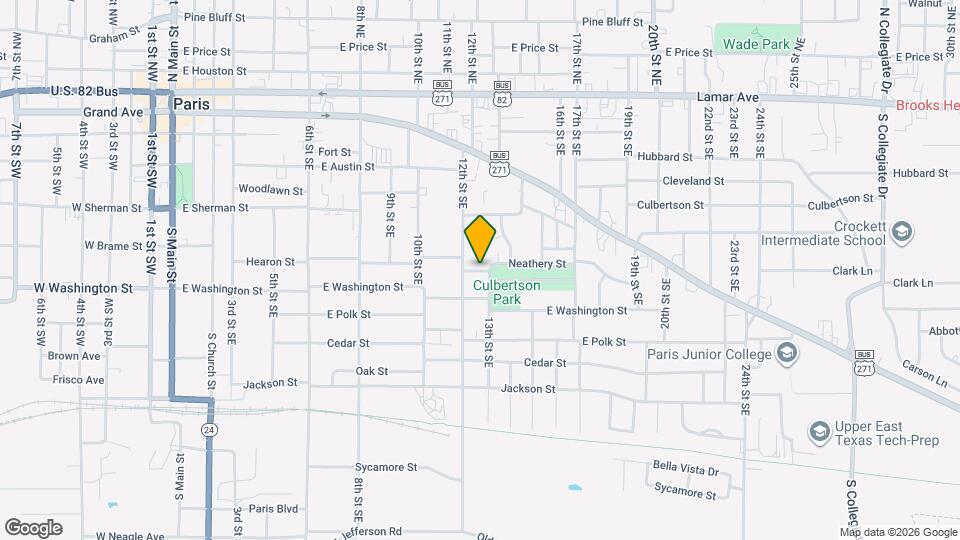 1245 Hearon St Map and Location Details