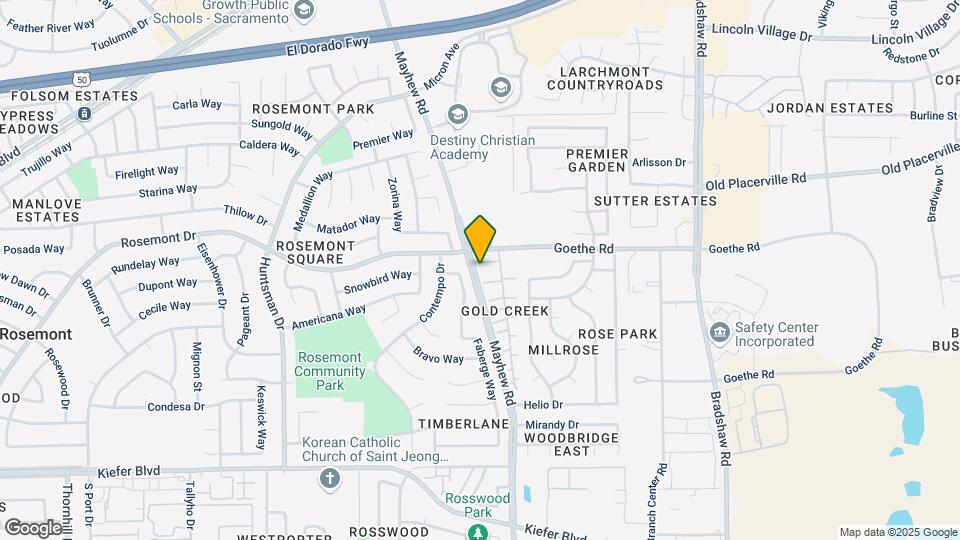 3516 Gold Creek Ln Map and Location Details