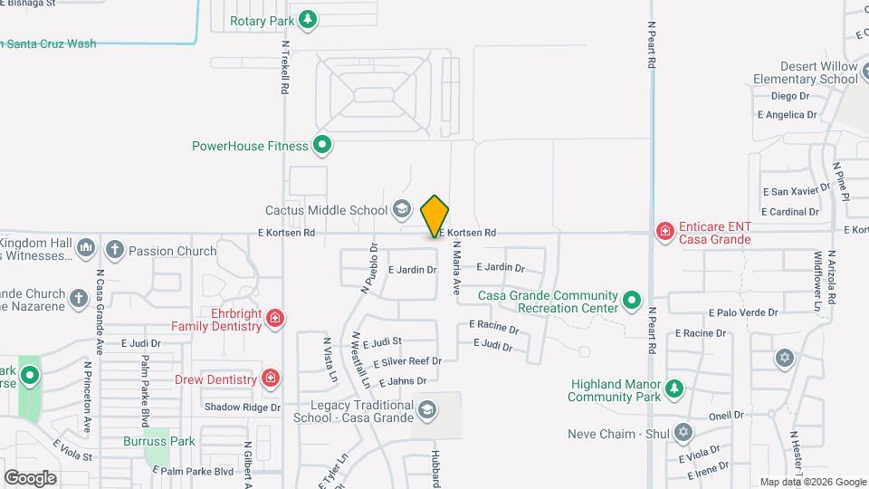 1266 E Kingman St Map and Location Details