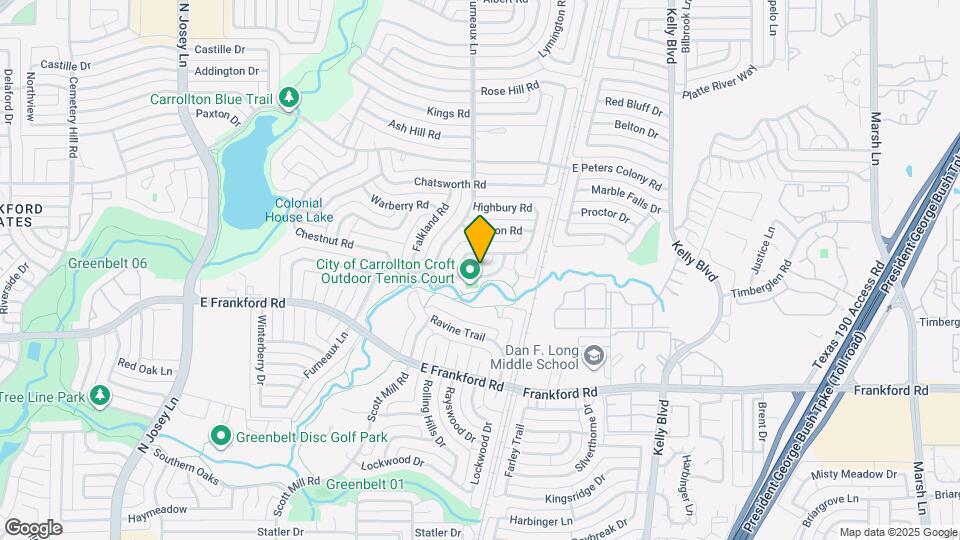 2111 Croft Rd Map and Location Details