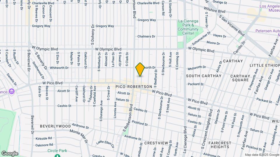 1141-1143 S Wooster St Map and Location Details