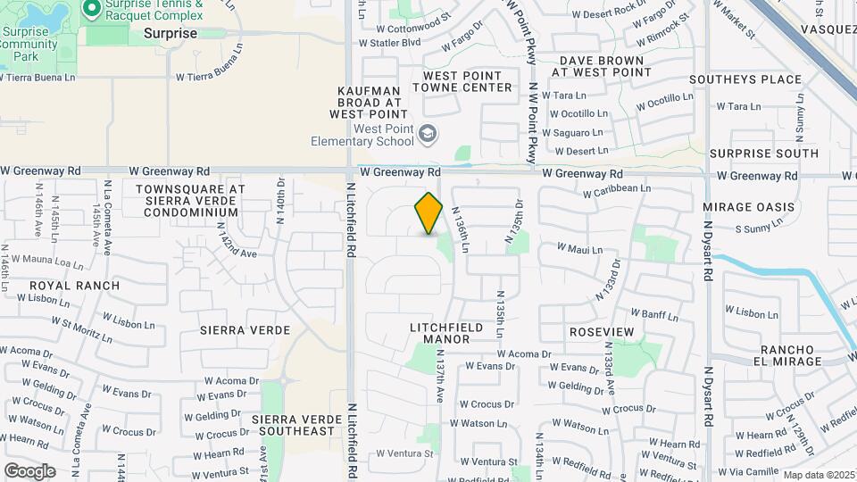 13723 W Maui Ln Map and Location Details