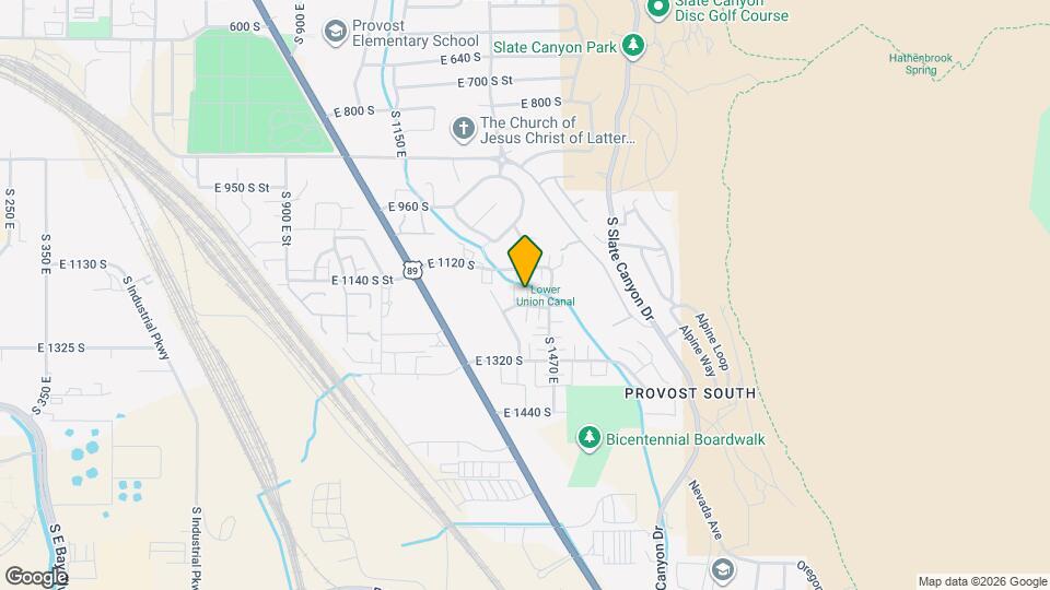 1162 S 1430 E Map and Location Details