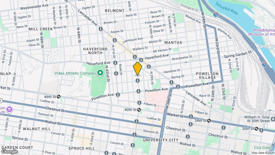 422 N 40th St, Unit C Map and Location Details