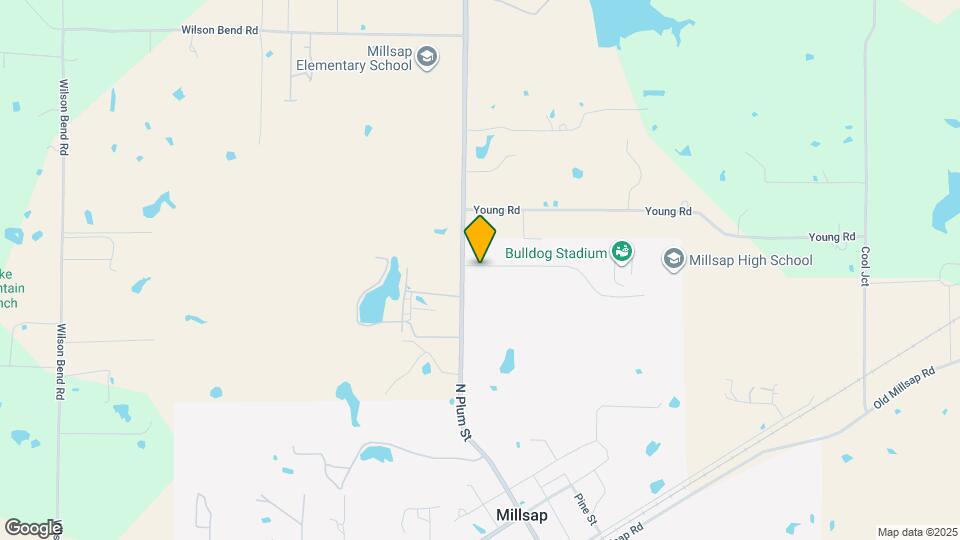 1016 N Plum St Map and Location Details