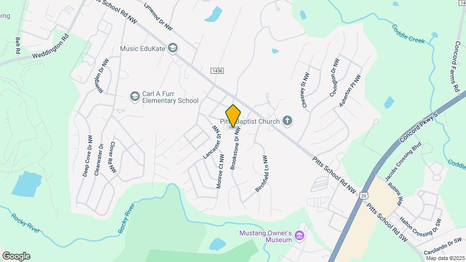 5870 Brookstone Dr NW Map and Location Details