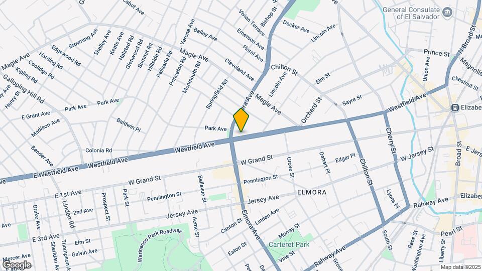 535 Westfield Ave Map and Location Details