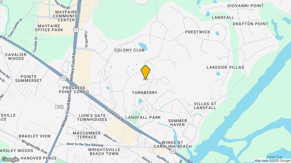 1808 Glen Eagles Ln Mapa y Detalles de la Ubicación