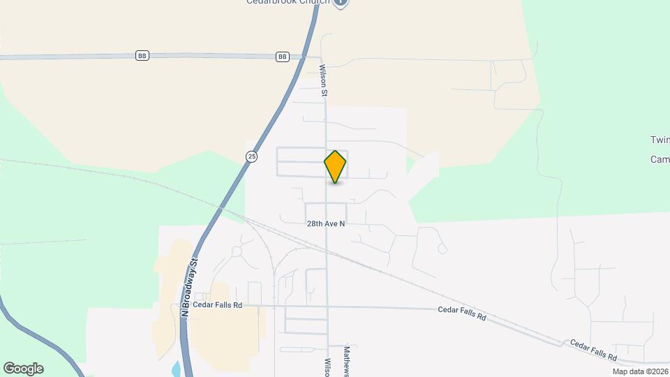 2916 Wilson St Map and Location Details