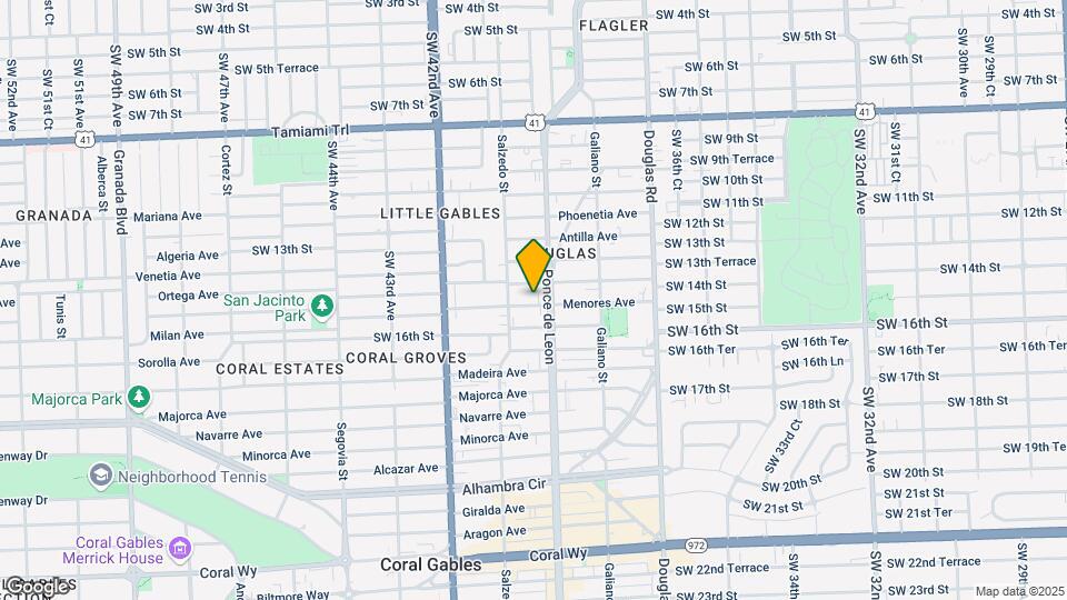 215 Menores Ave Mapa y Detalles de la Ubicación