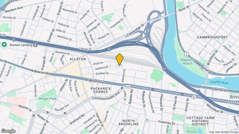58 Ashford St, Unit 3 Mapa y Detalles de la Ubicación