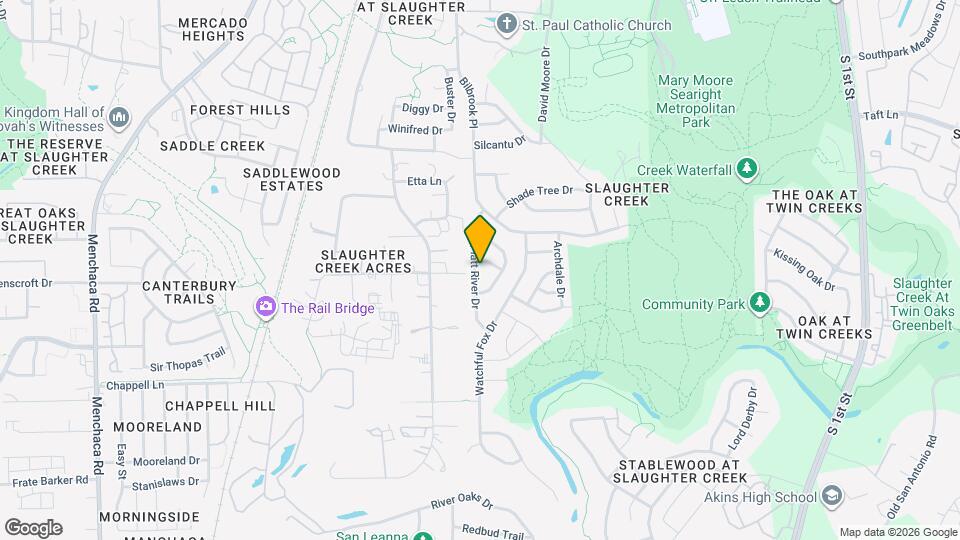 10615 N Platt River Dr Map and Location Details