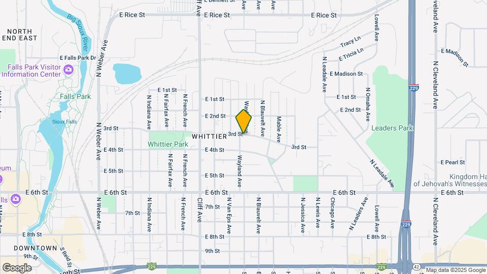 Cozy 4 Bed 2 Bath Home Minutes from Downto Map and Location Details