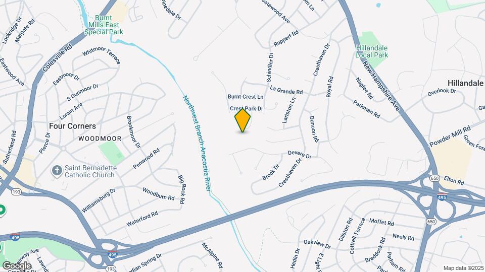 20 Crest Park Ct, Unit B Map and Location Details