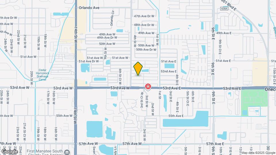 316 52nd Ave Dr W Map and Location Details