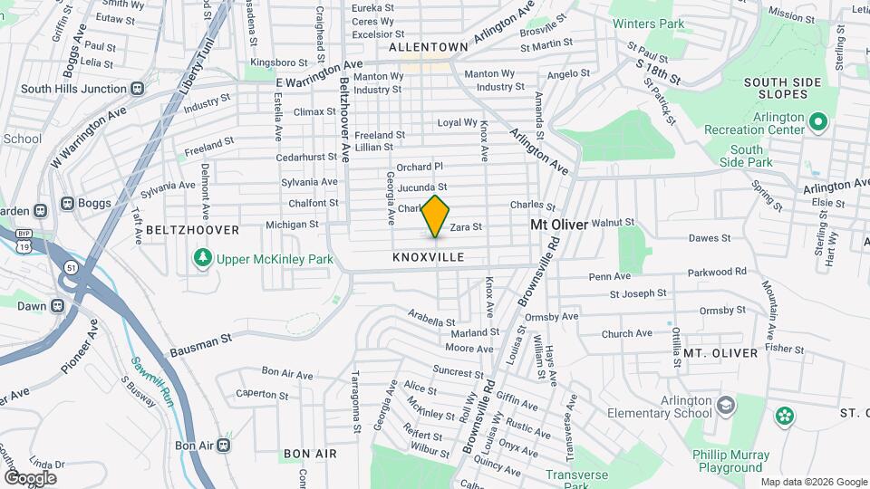 301 Rochelle St Map and Location Details