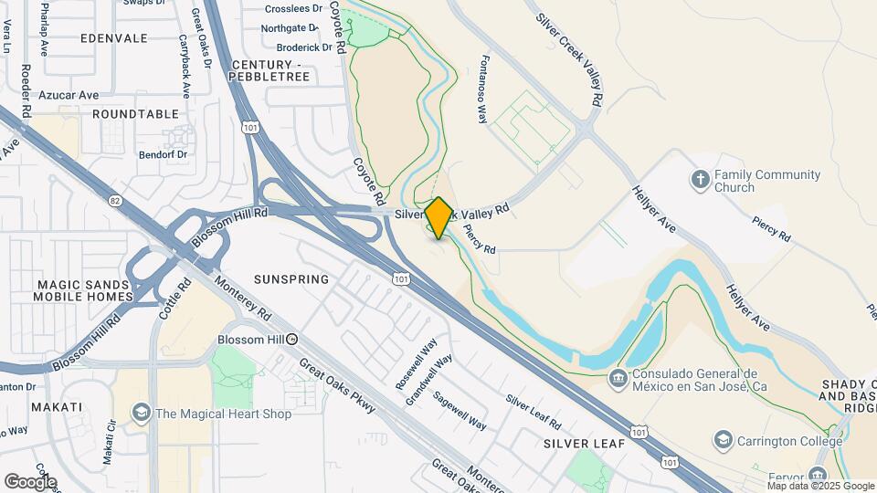 5805 Silver Creek Valley Pl Map and Location Details