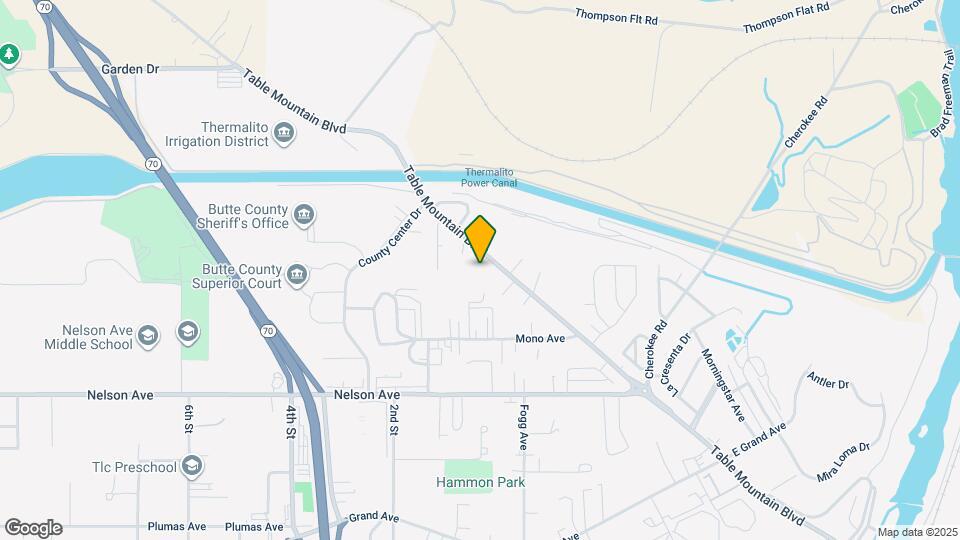 341 Table Mountain Blvd Map and Location Details