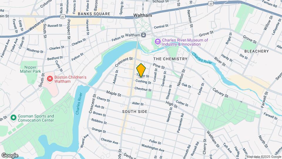 26 Cushing St, Unit A Map and Location Details