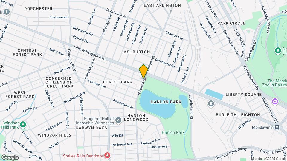 3308 N Hilton St Mapa y Detalles de la Ubicación