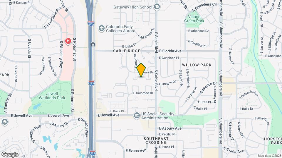 14324 E Hawaii Cir Map and Location Details