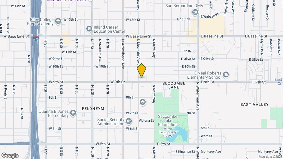 913 N Mountain View Ave Map and Location Details