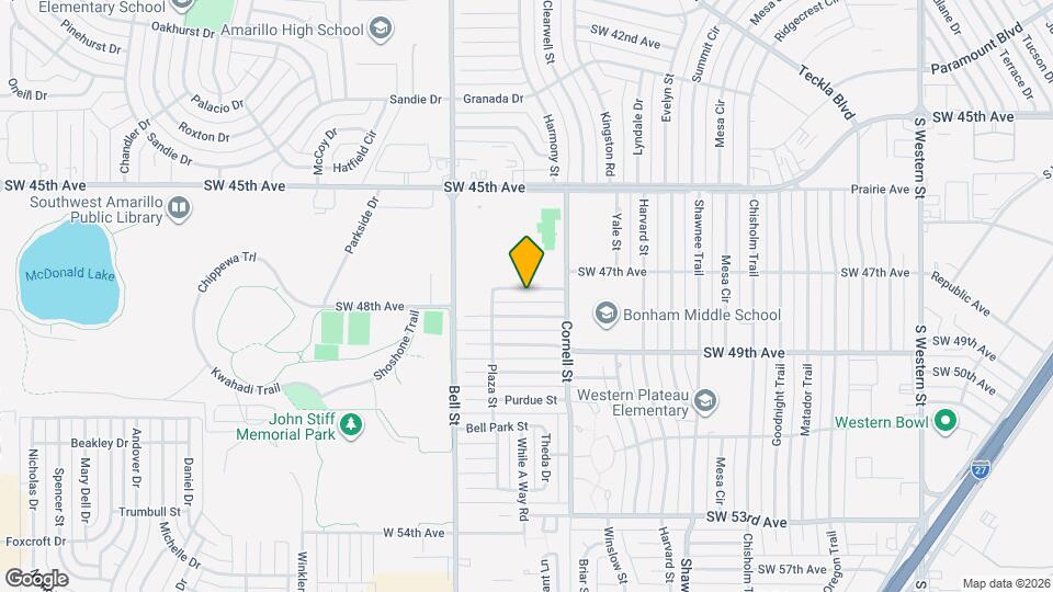 5733 Wabash St Map and Location Details