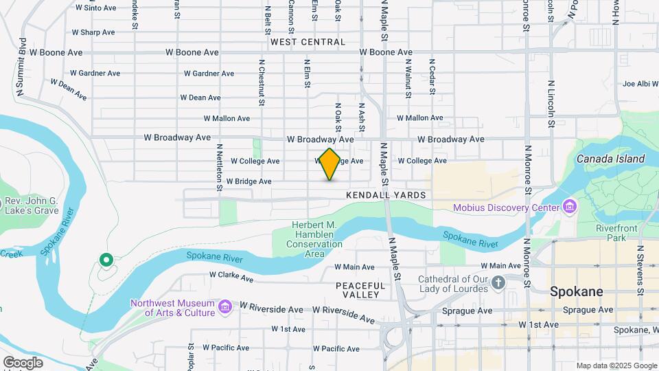 1831 W Bridge Ave Map and Location Details