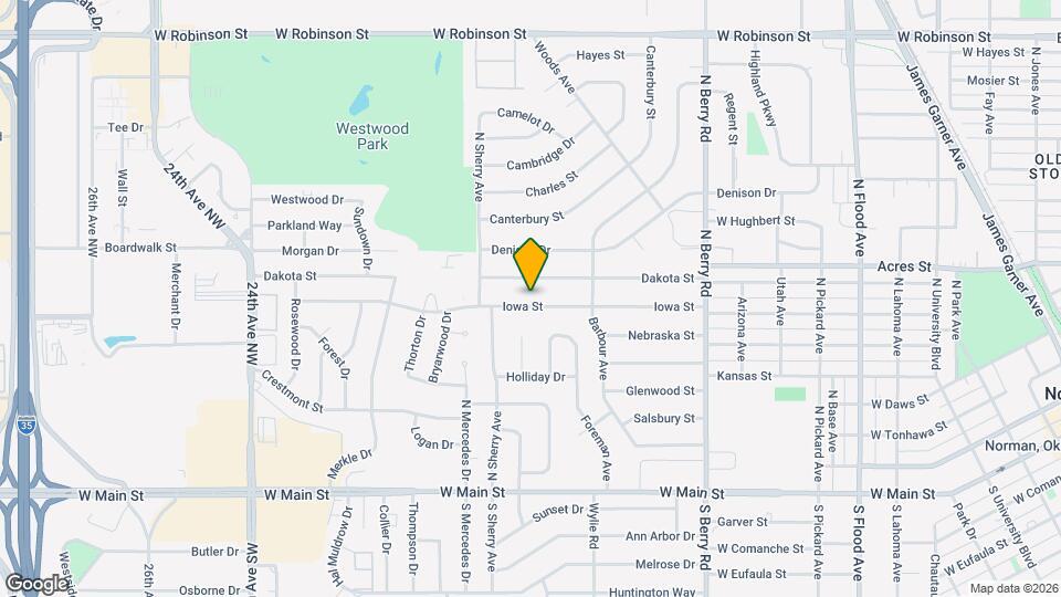 1615 Iowa St Map and Location Details