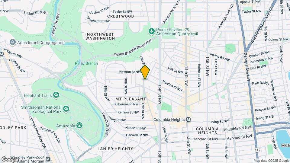 3319 17th St Nw Map and Location Details