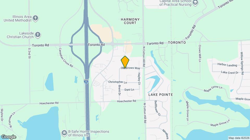 1124 Old Crows Way Mapa y Detalles de la Ubicación