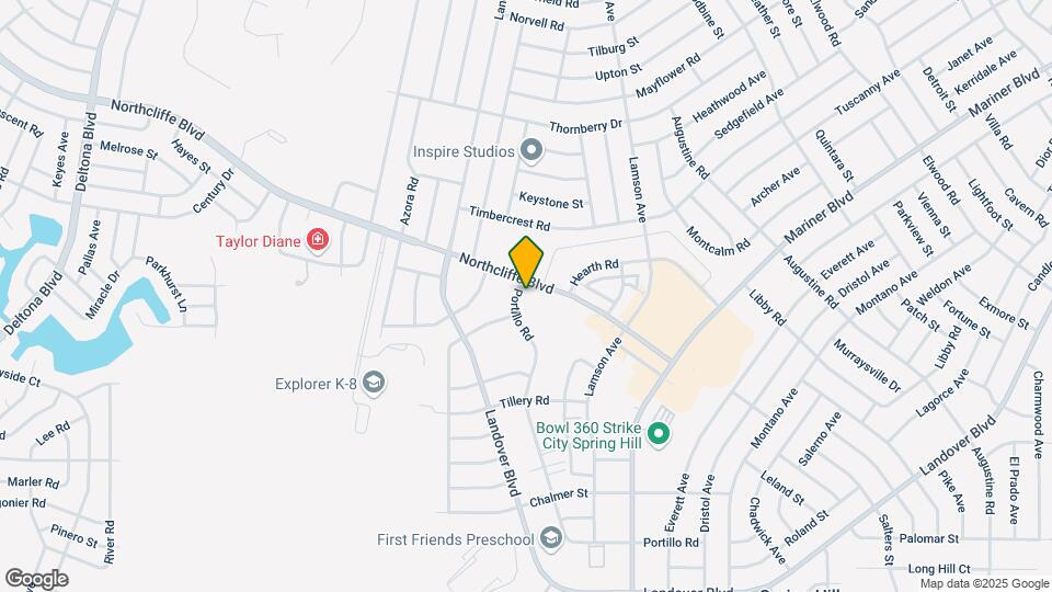 10454 Northcliffe Blvd Mapa y Detalles de la Ubicación
