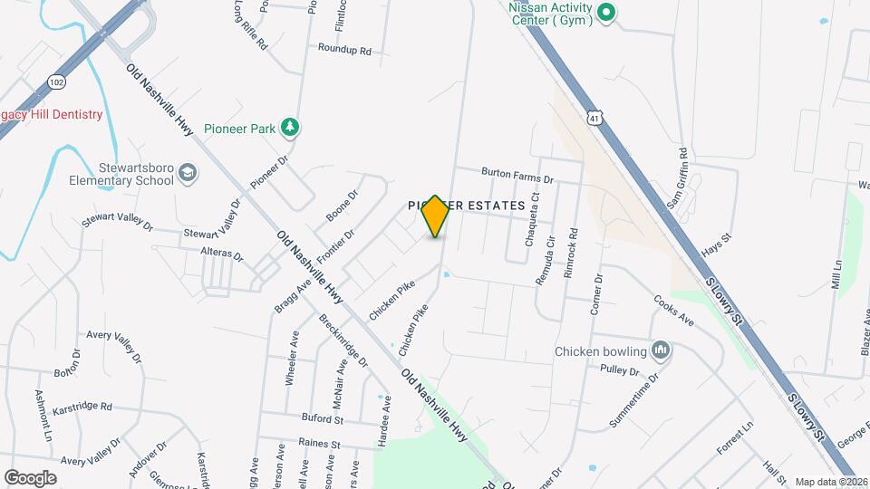 298 Chicken Pike Map and Location Details