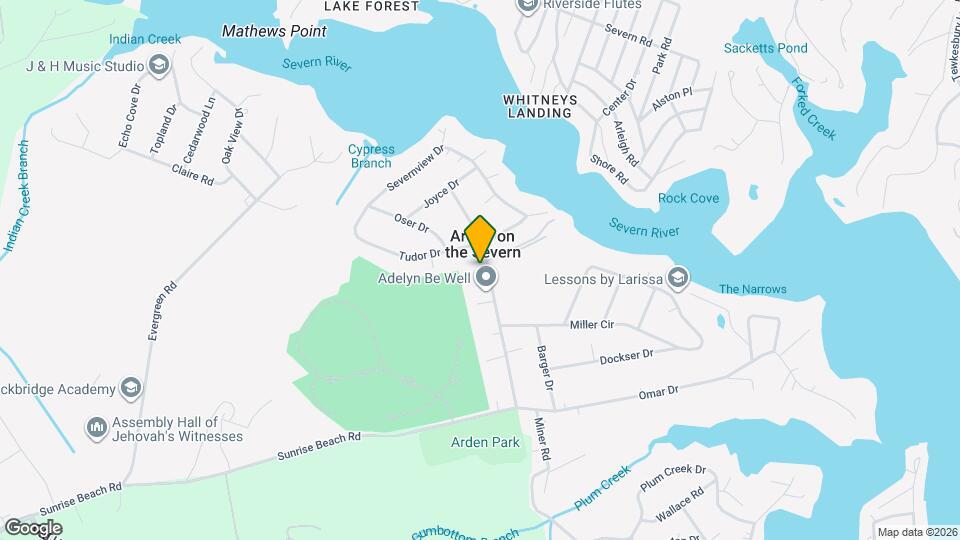 722 Whitneys Landing Dr Map and Location Details