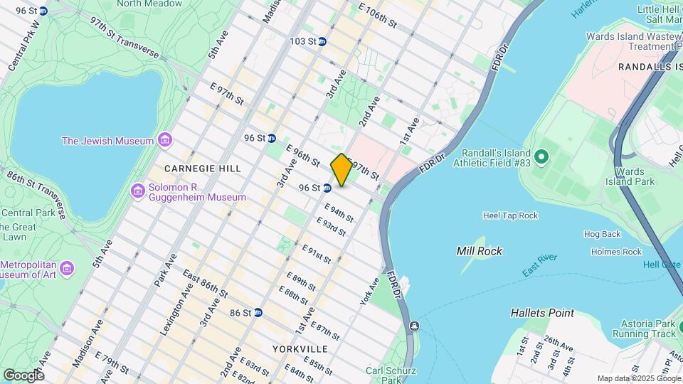 309 E 95th St Mapa y Detalles de la Ubicación