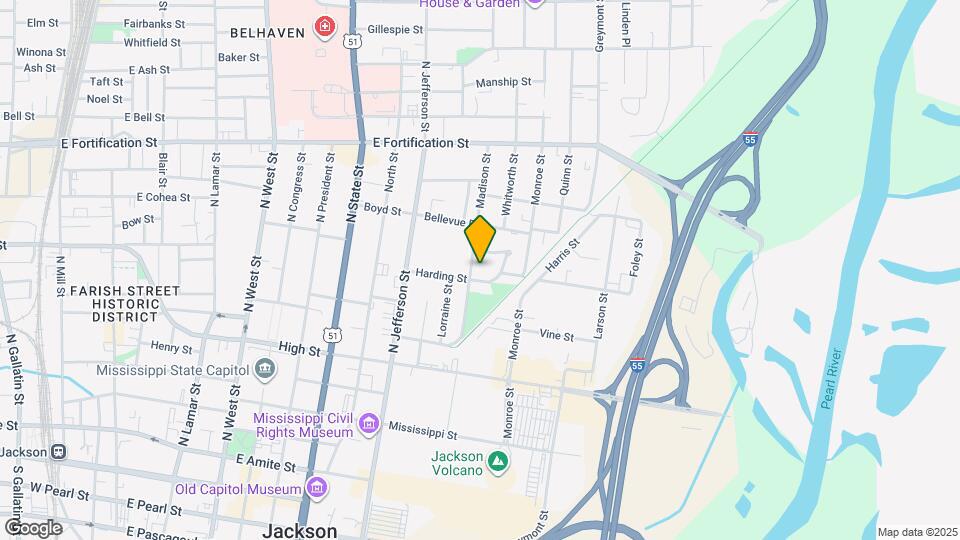 810 Madison St Map and Location Details