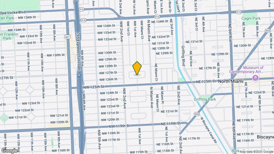 85 NW 126th St Mapa y Detalles de la Ubicación