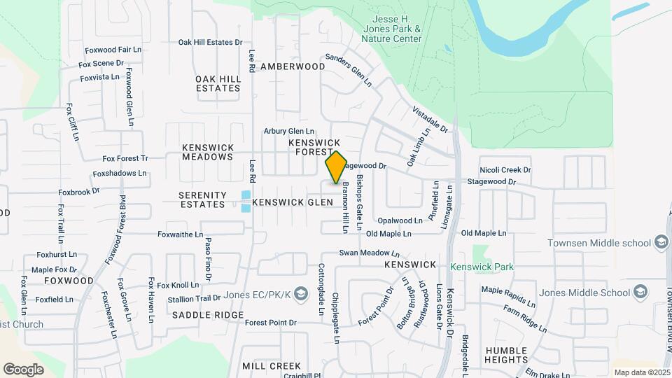 8127 Forest Glen Dr Mapa y Detalles de la Ubicación