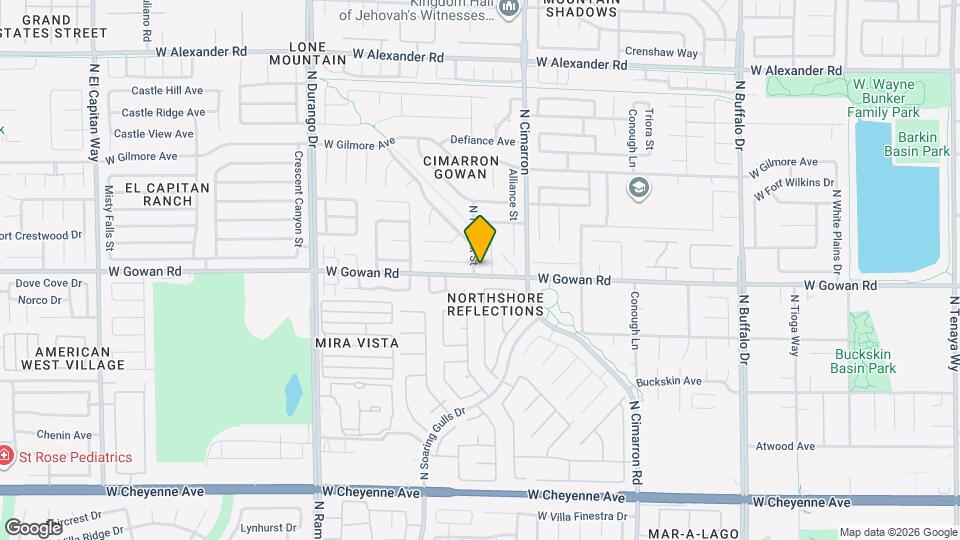 3600 N Tomsik St Map and Location Details