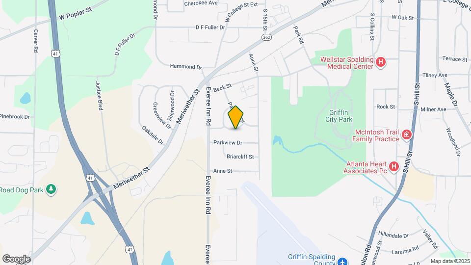 1119 George Cir Map and Location Details